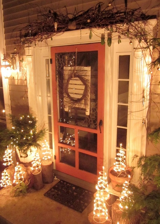 Front Porch Christmas Lights
 38 Cool Christmas Porch Décor Ideas DigsDigs