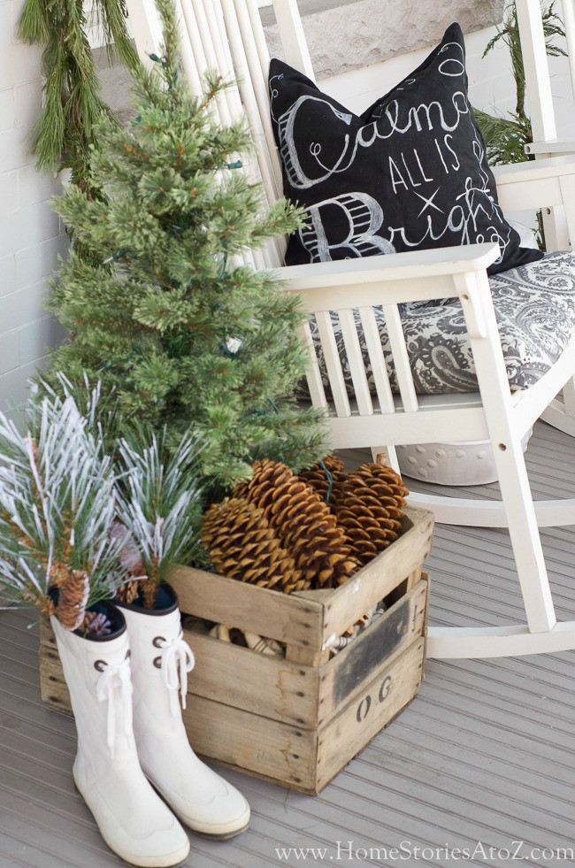 Front Porch Christmas Trees
 Christmas Porch Decorating Ideas