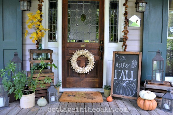 Front Porch Fall Decorating Pictures
 12 Lovely Fall Porches that are sure to Inspire