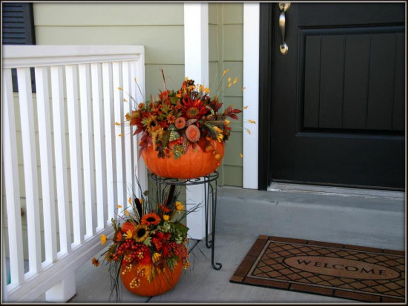 Front Porch Fall Decorating Pictures
 Decoration Autumn Porch Decorating Ideas Interior