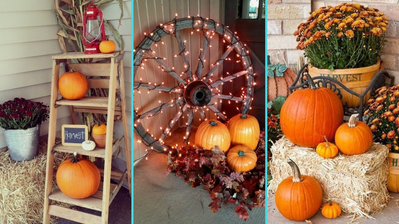 Front Porch Fall Decorations
 DIY Gorgeous Fall Front Porch decor ideas