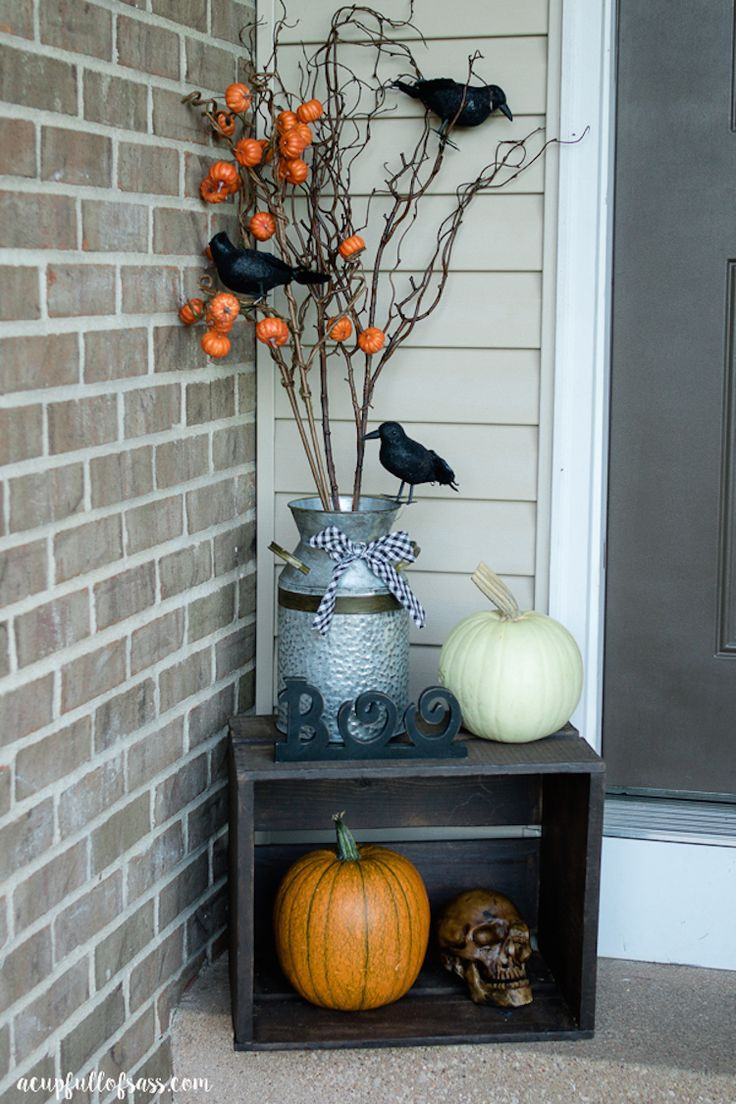 Front Porch Halloween Decoration Ideas
 Best 25 Halloween front porches ideas on Pinterest