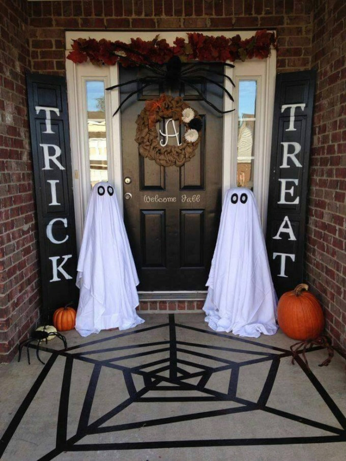 Front Porch Halloween Decoration Ideas
 40 Homemade Halloween Decorations Kitchen Fun With My