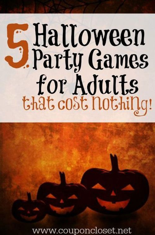 Fun Halloween Party Ideas For Adults
 25 best ideas about Halloween Games Adults on Pinterest