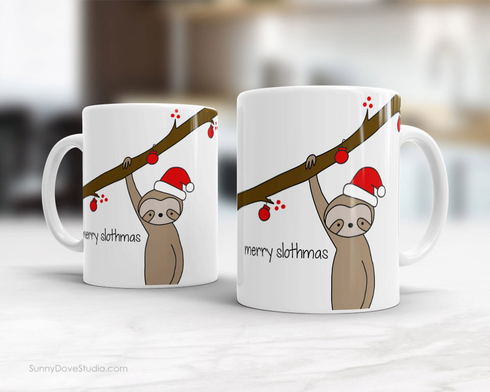 Funny Christmas Gift Ideas
 Christmas Mug Funny Gift For Friend Her Him by SunnyDoveStudio