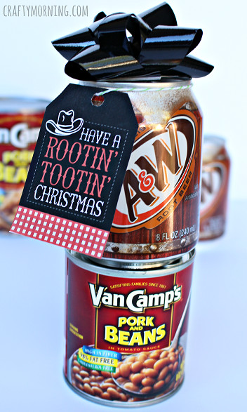 Funny Christmas Gift Ideas
 Funny "Rootin Tootin" Gift Idea Free Printable Tags