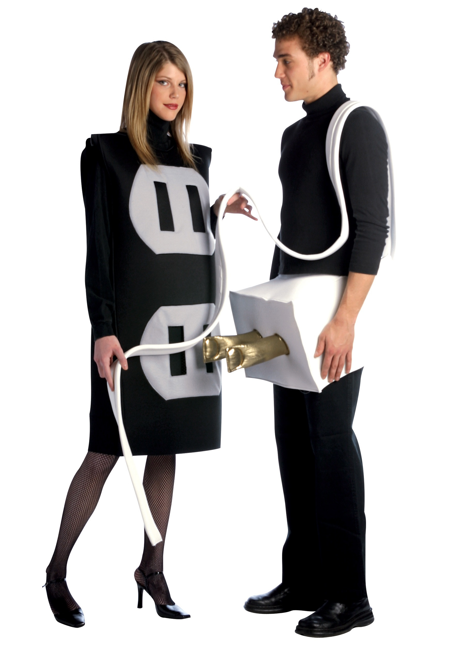 Funny DIY Couples Costumes
 Plug and Socket Costume Funny Couples Costume Ideas