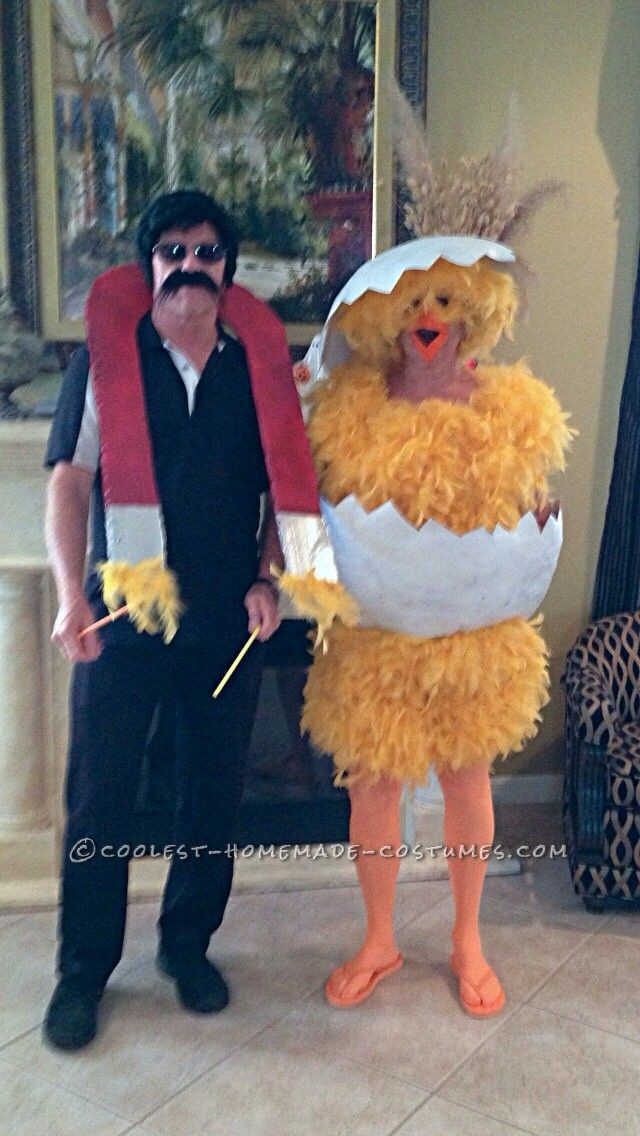Funny DIY Couples Costumes
 Funny Chick and Chick Magnet Couple Halloween Costume