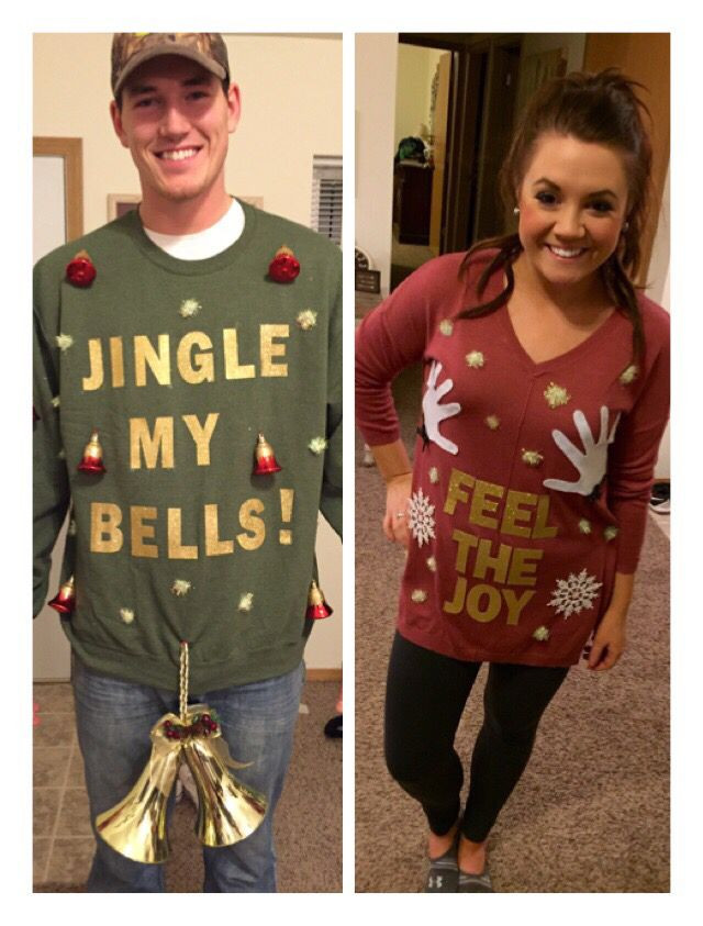 Funny DIY Ugly Christmas Sweaters
 Best 25 Couples christmas sweaters ideas on Pinterest