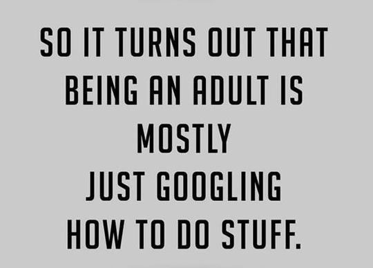 Funny Picture Quotes For Adults
 So It Turns Out That Being An Adult Is Mostly Just