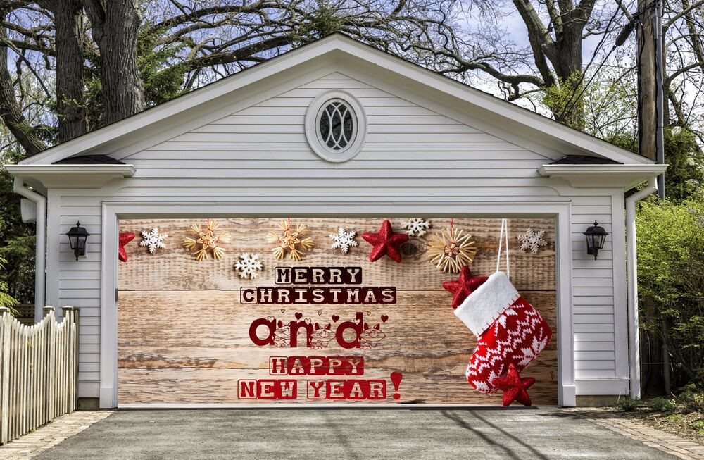 Garage Christmas Decorations
 Christmas Garage Door Covers Banners Outside House