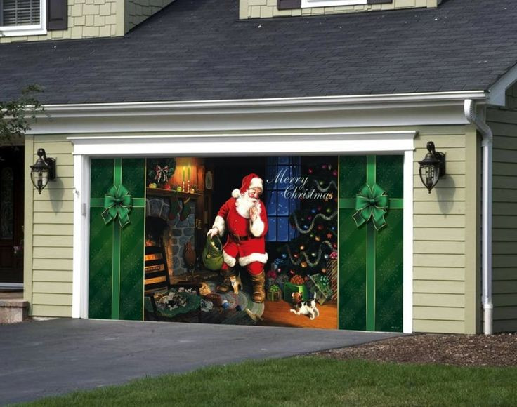 Garage Door Christmas Wrap
 161 best Garage Door Decorations and Makeover images on