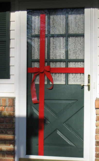 Garage Door Christmas Wrap
 25 best ideas about Cheap christmas decorations on