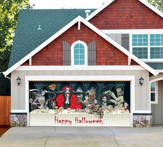 Garage Door Halloween Decor
 62 best Holiday Decorating Ideas images on Pinterest