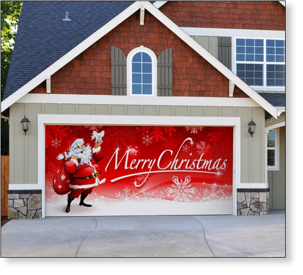 Garage Doors Christmas Decorations
 8 Best images about Garage Door Decor on Pinterest