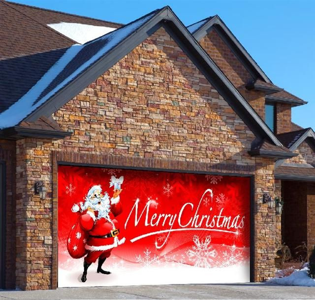 Garage Doors Christmas Decorations
 1000 images about Christmas Garage Door Decor on