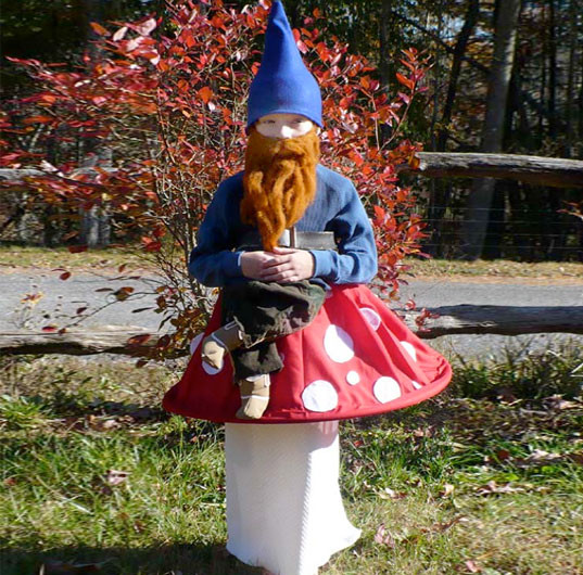 Garden Gnome Costume DIY
 8 Great Green Halloween Costumes
