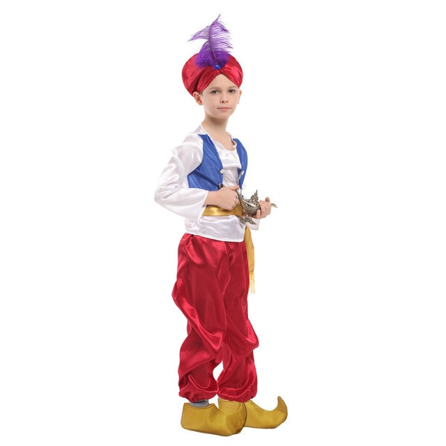 Genie Lamp Halloween Costume
 kids Children halloween party aladdin costumes Aladdin