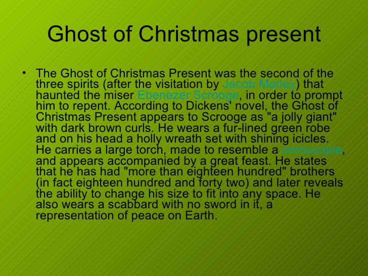 Ghost Of Christmas Present Quotes
 A christmas carol characters