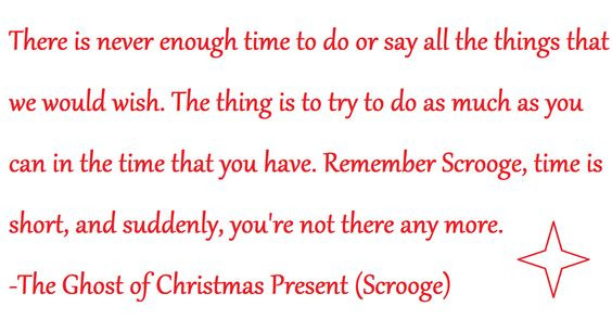 Ghost Of Christmas Present Quotes
 The Ghost of Christmas Present from Scrooge the Musical
