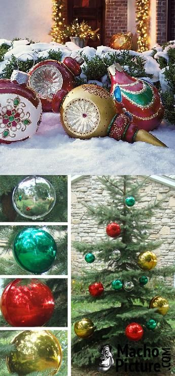Giant Outdoor Christmas Ornaments
 Best 25 outdoor christmas ornaments ideas on Pinterest