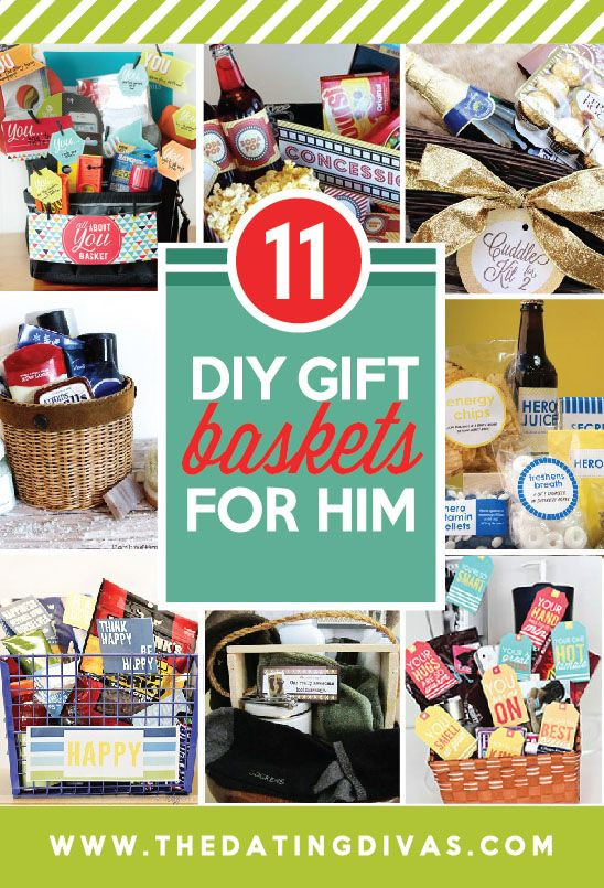 Gift Basket Ideas For Him
 Boyfriend Gift Basket on Pinterest