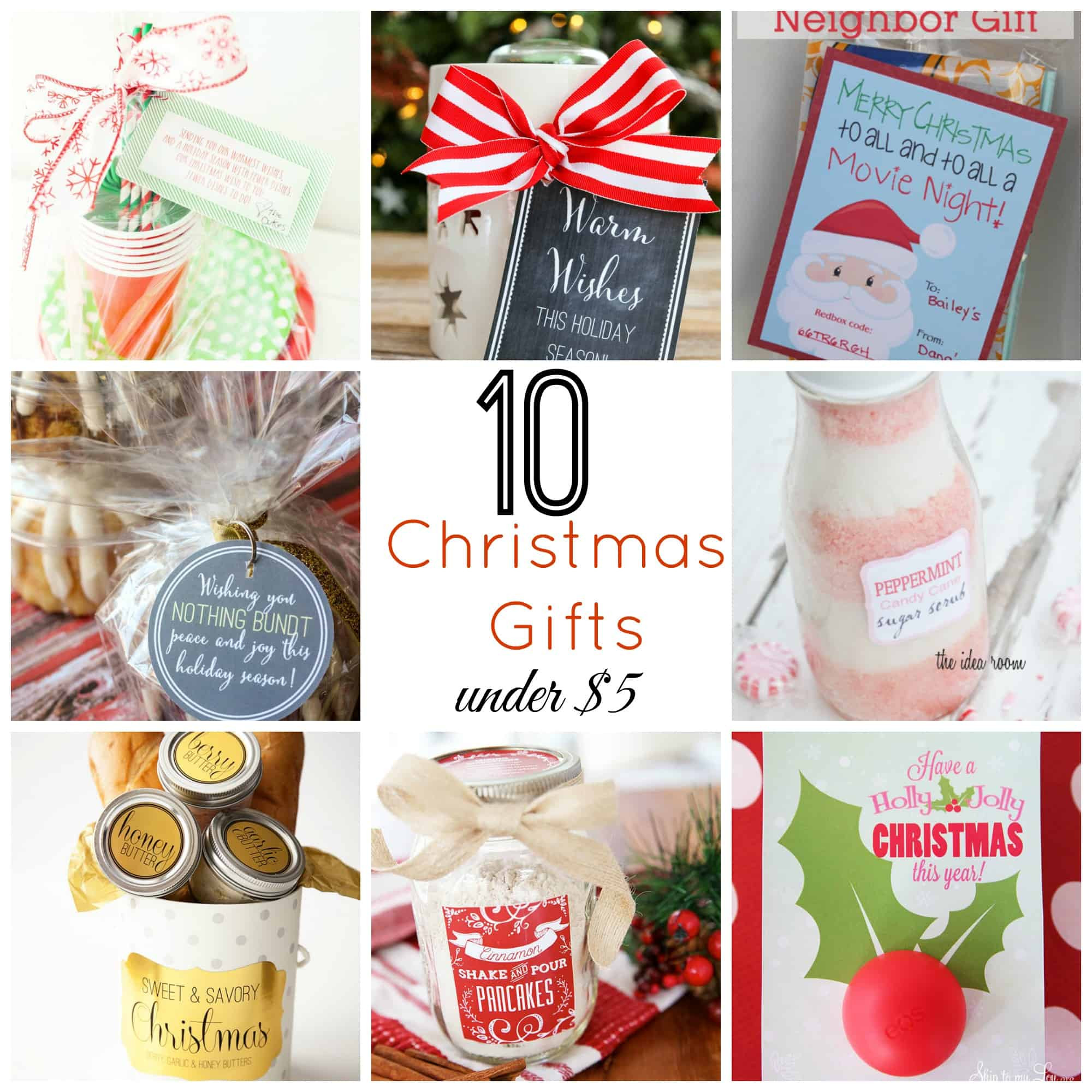 Gift Ideas For Christmas
 10 Christmas Gifts Under $5