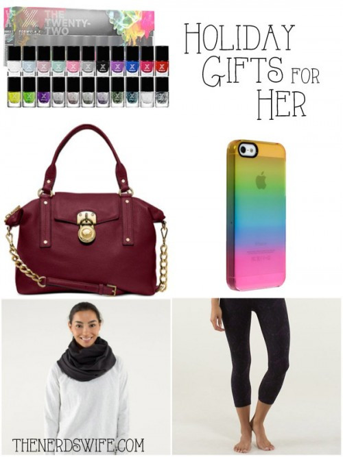 Gift Ideas For Her Christmas
 Christmas Gift Ideas for Her The Nerd s Wife