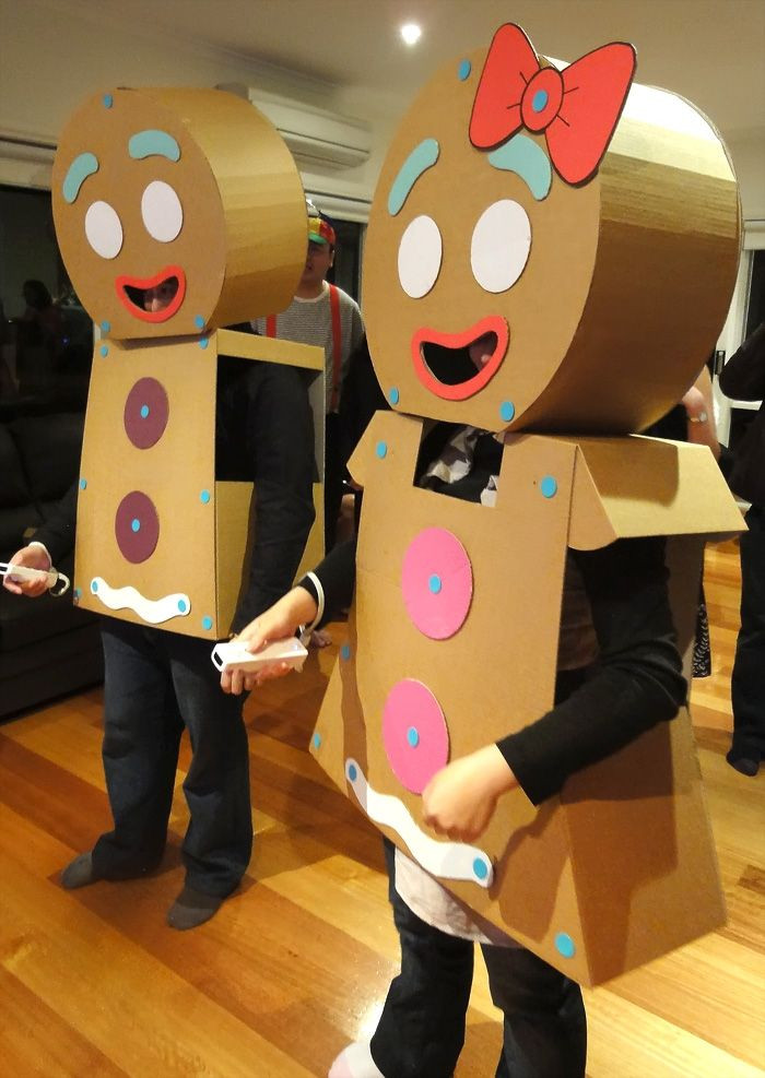 Gingerbread Man Costume DIY
 312 best Cardboard Amazing images on Pinterest