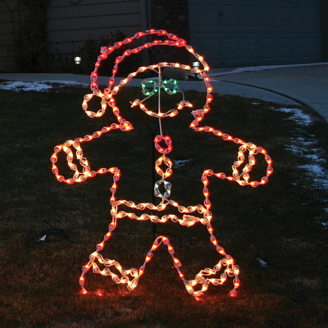 Gingerbread Outdoor Christmas Decorations
 Lighted Outdoor Gingerbread Boy Outdoor Christmas
