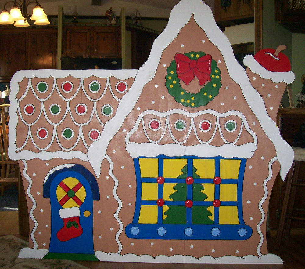 Gingerbread Outdoor Christmas Decorations
 Christmas Gingerbread House LARGE Yard Decoration