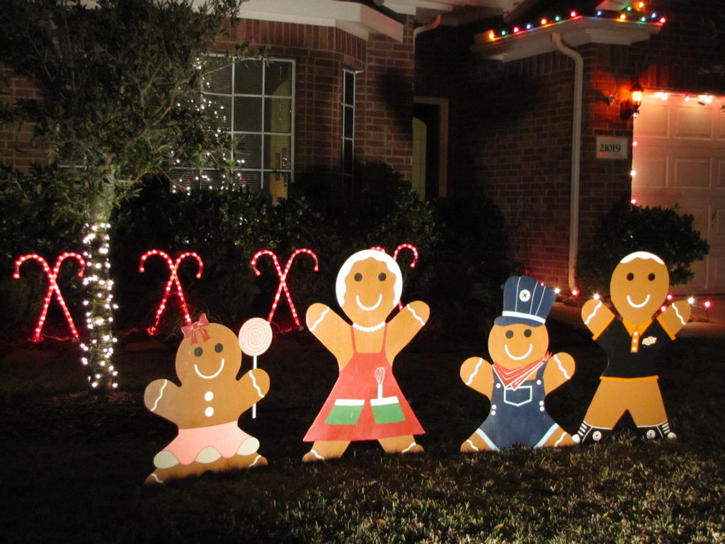 Gingerbread Outdoor Christmas Decorations
 Gingerbread Man Christmas Yard Decoration Updated 7