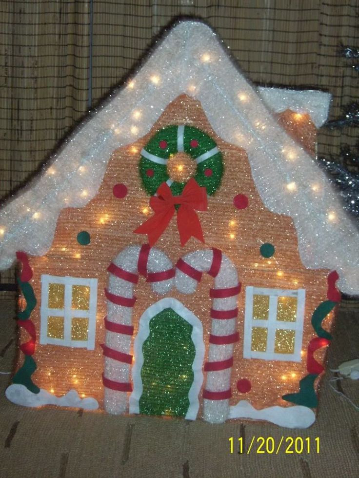 Gingerbread Outdoor Christmas Decorations
 98 best images about Gingerbread House on Pinterest