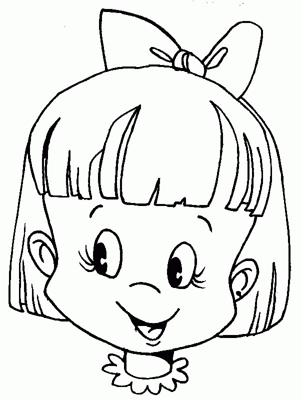 Girl Face Coloring Pages
 Girl Face Coloring Pages Coloring Home