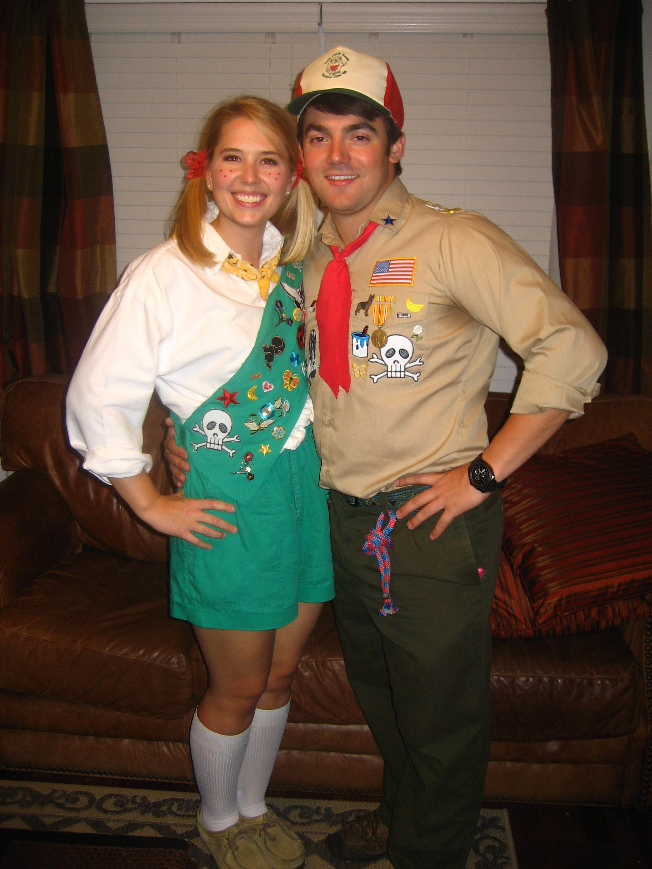Girl Scout Costume DIY
 cute halloween costume Girl scout boy scout
