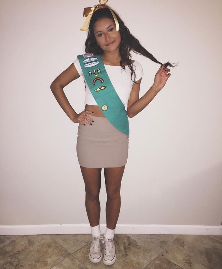 Girl Scout Costume DIY
 25 best ideas about College halloween costumes on