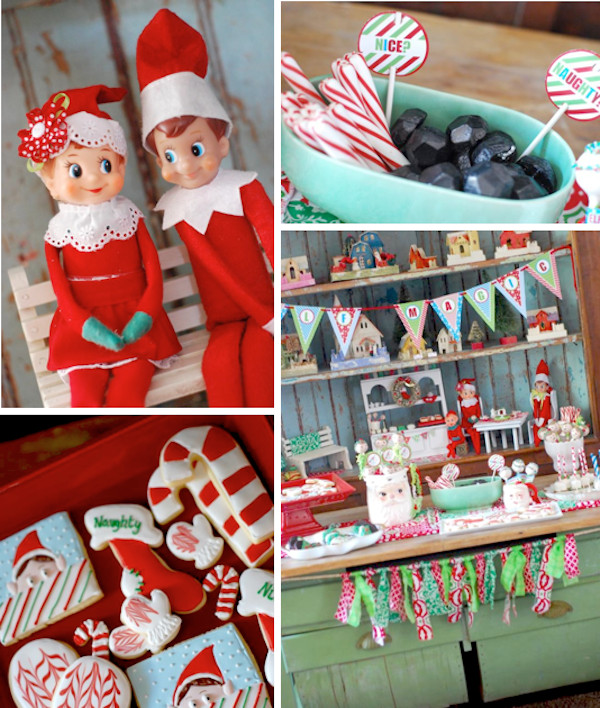 Girls Christmas Party Ideas
 Kara s Party Ideas Elf on the Shelf Girl Boy Christmas