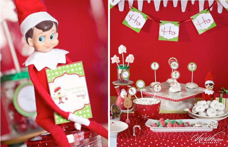Girls Christmas Party Ideas
 Kara s Party Ideas Elf on the Shelf Boy Girl Childrens