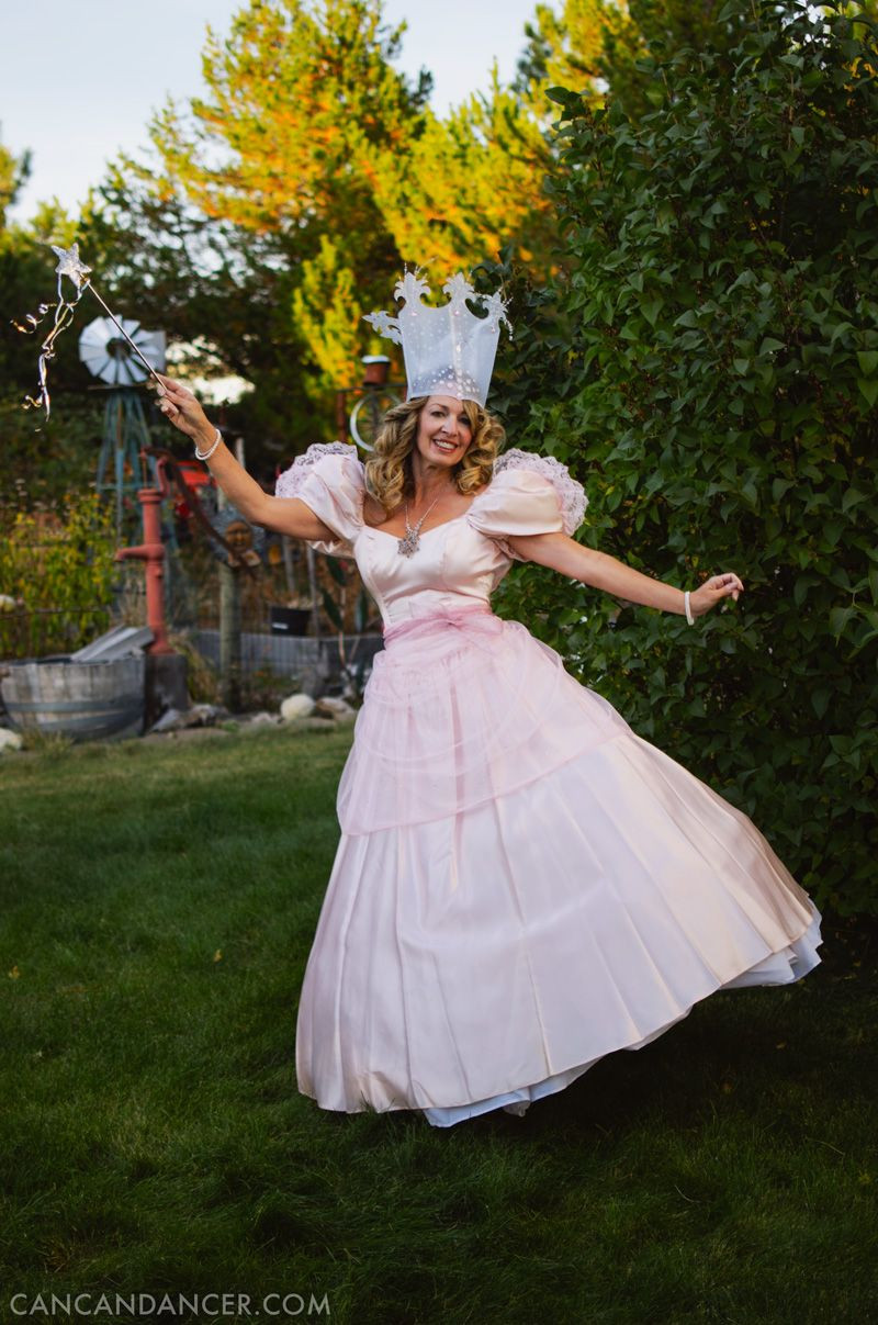 Glinda The Good Witch Costume DIY
 Halloween Costume Idea 1 Glinda with an 80 s