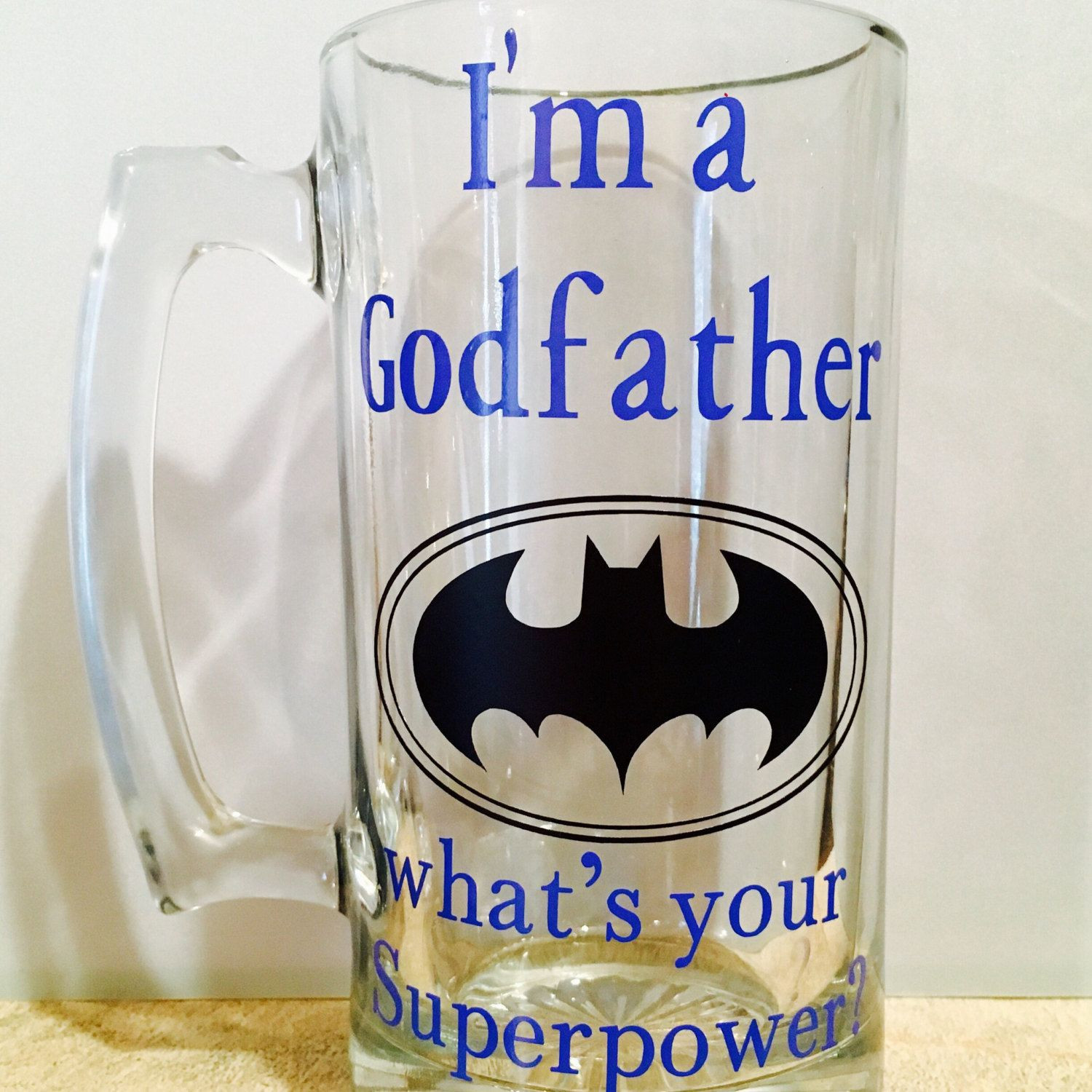 Godfather Gift Ideas
 I m a godfather what s your superpower godfather beer mug
