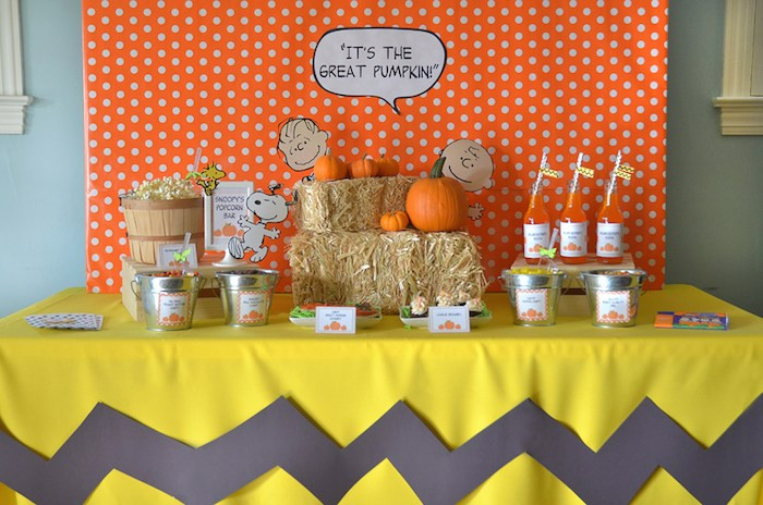 Good Halloween Party Ideas
 Kara s Party Ideas It s The Great Pumpkin Charlie Brown