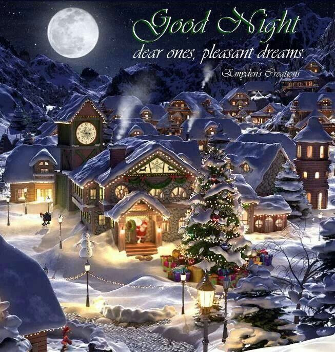 Good Night Christmas Quotes
 Goodnight Dear es s and for