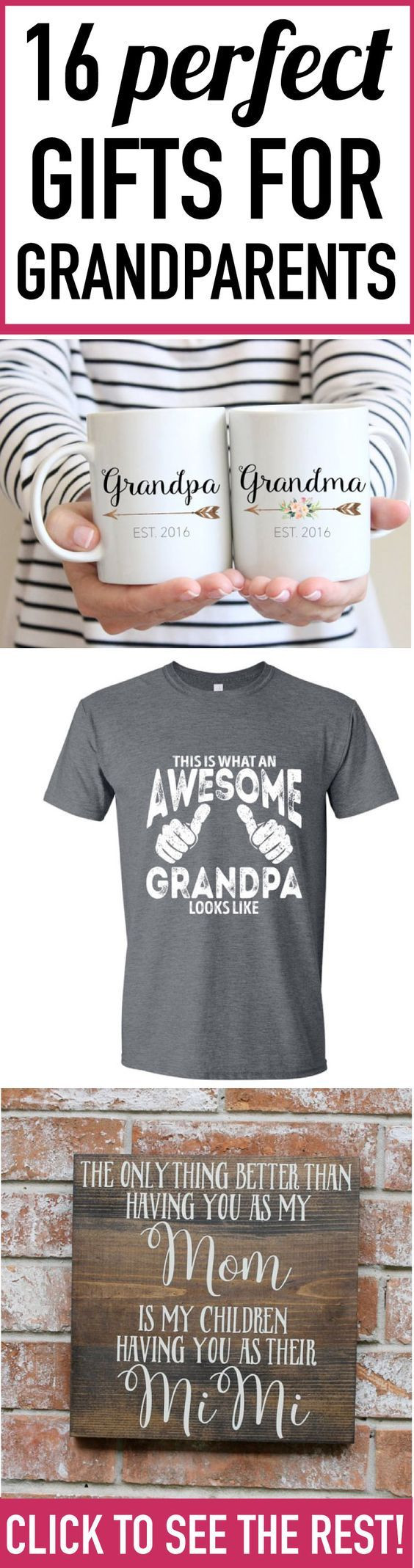Grandmother Christmas Gift Ideas
 25 best Gift ideas for grandparents ideas on Pinterest