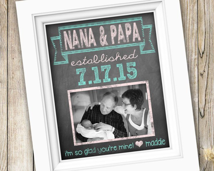 Grandparent Gift Ideas For New Baby
 17 Best ideas about New Grandparent Gifts on Pinterest