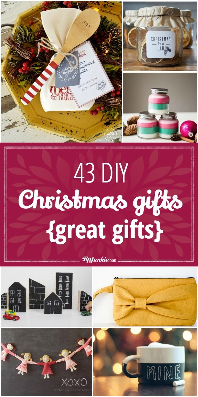 Great DIY Christmas Gifts
 43 DIY Christmas Gifts great ts Tip Junkie
