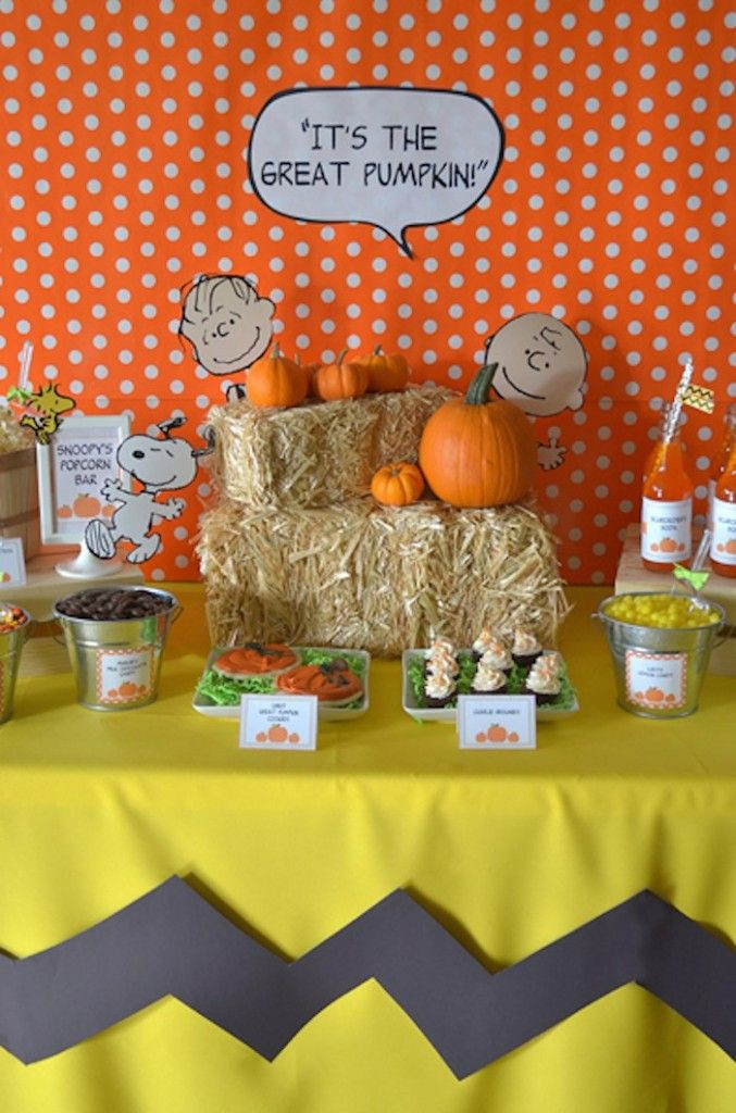 Great Halloween Party Ideas
 "It s the Great Pumpkin Charlie Brown" Halloween Party