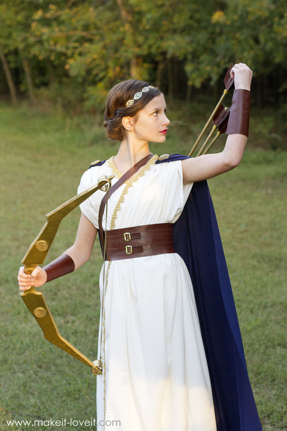 Greek Goddess Costume DIY
 DIY Greek Goddess Costume ARTEMIS