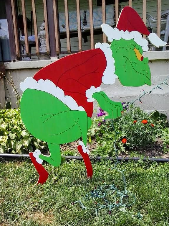 Grinch Christmas Lights Outdoor
 grinch 48" Sneaking Grinch Stealing Christmas lights