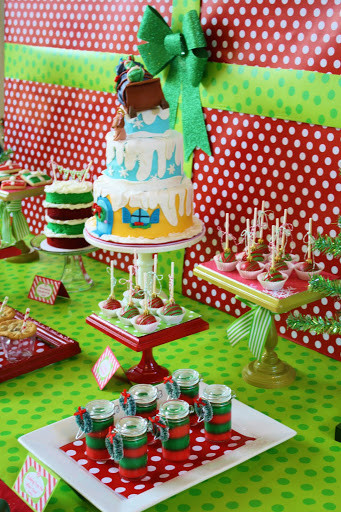 Grinch Christmas Party Ideas
 And Everything Sweet Grinch Themed Dessert Table