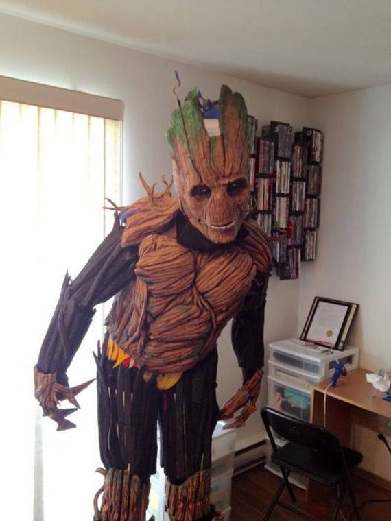 Groot Costume DIY
 This Groot Costume Is Simply Incredible Barnorama